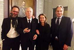 Foto di gruppo con Cenni, Beltrame, Cecchi, Martinelli