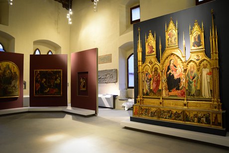 Una sala del museo con il nuovo allestimento
