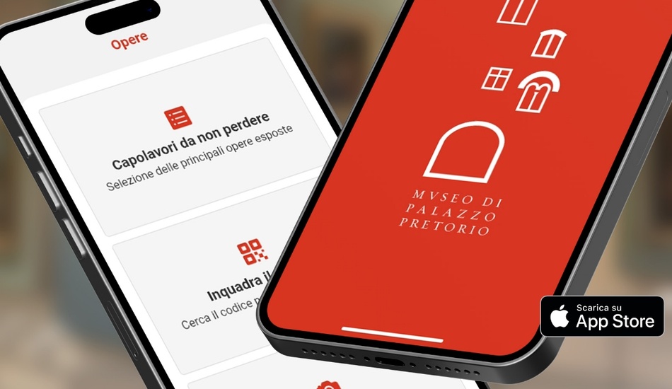 L'App di Pretorio Prato su due dispositivi mobili